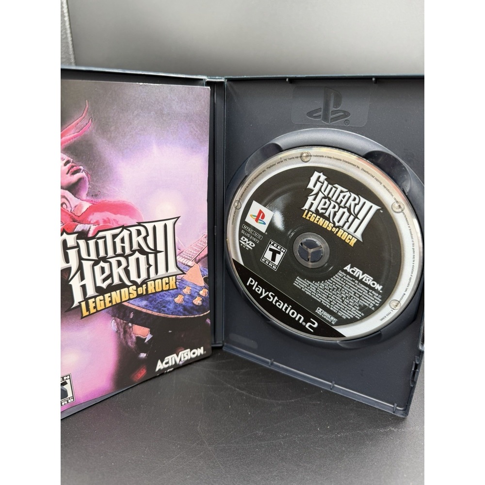🎸🔥 PS2 Guitar Hero III: Legends of Rock – Game Disc – Untested 🔥🎸 - Picture 2 of 2